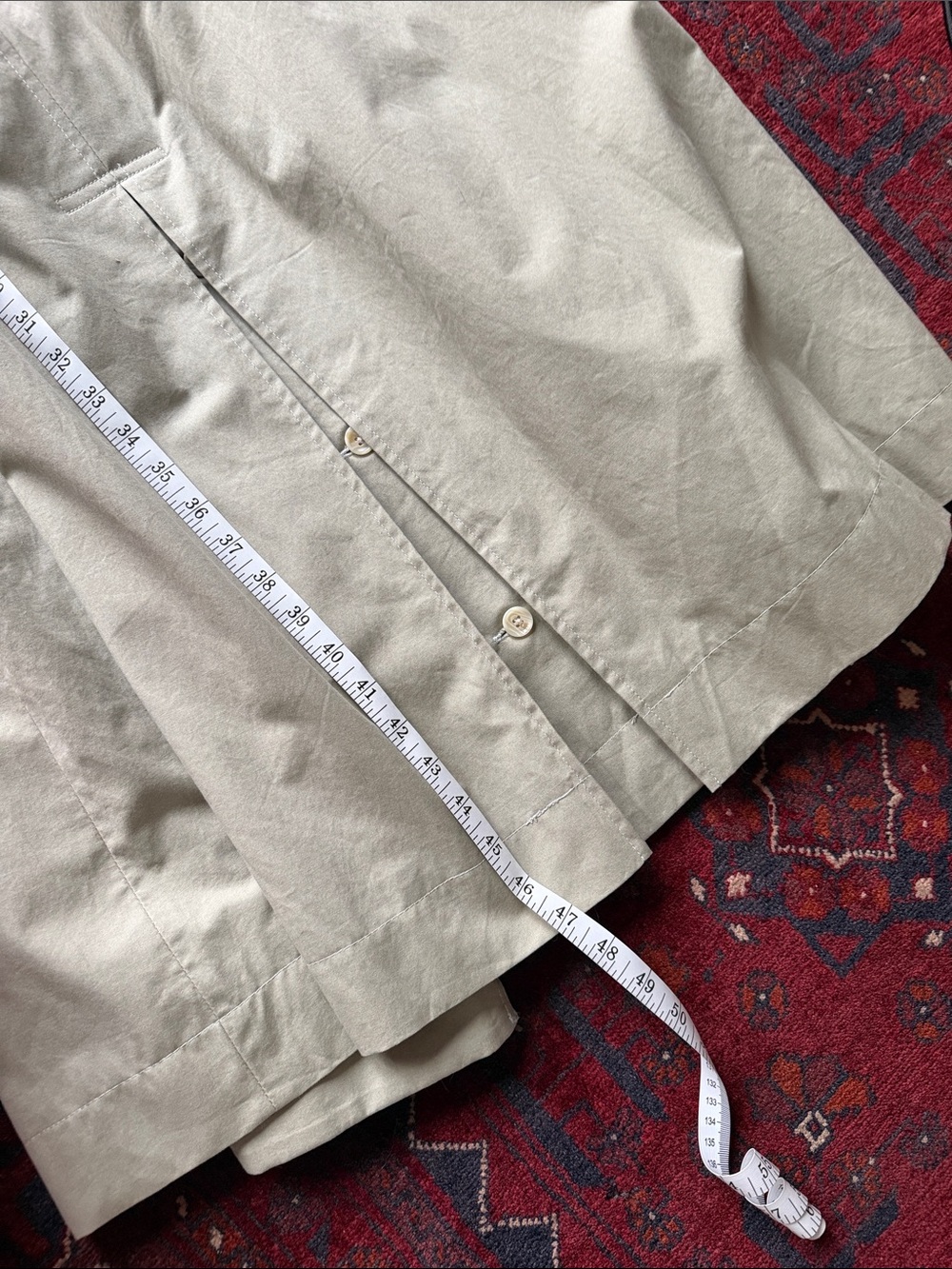Mango Olive Green Long Trench Coat with Belt - Picture 6 of 8